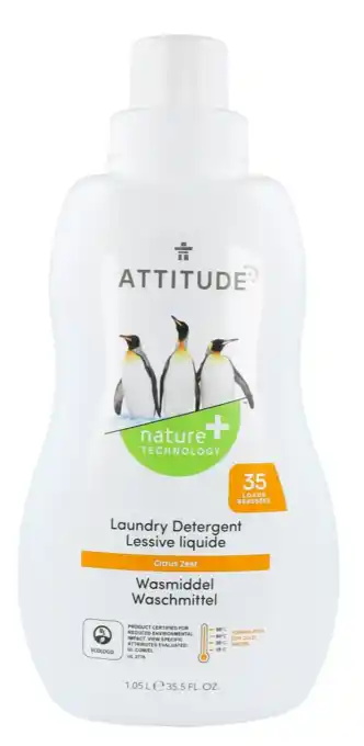De Online Drogist Attitude Laundry Detergent Citrus Zest aanbieding