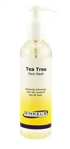 De Online Drogist Ginkel's Face Wash Tea Tree aanbieding