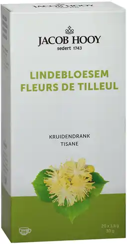 De Online Drogist Jacob Hooy Thee Lindebloesem Zakjes aanbieding