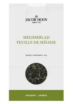De Online Drogist Jacob Hooy Melisseblad Kruiden aanbieding