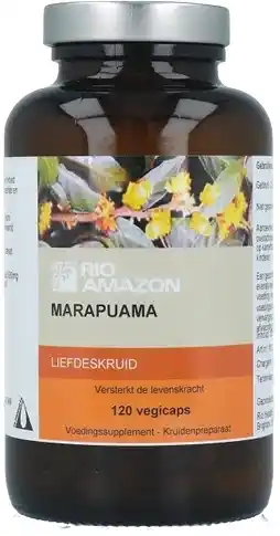 De Online Drogist Rio Amazon Marapuama Liefdeskruid Capsules aanbieding