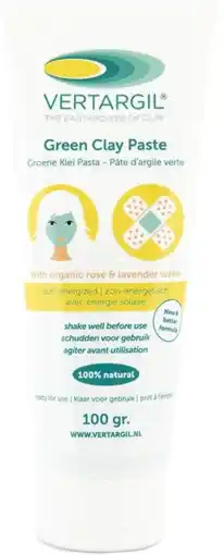 De Online Drogist Vertargil Groene Klei Pasta Tube aanbieding