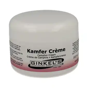 De Online Drogist Ginkel's Kamfercreme 100ml aanbieding