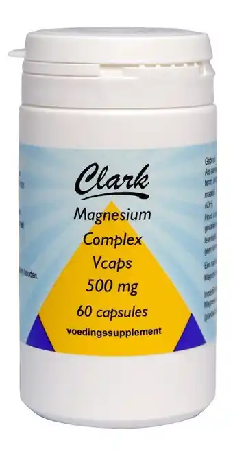 De Online Drogist Clark Magnesiumcomplex 500mg Capsules aanbieding