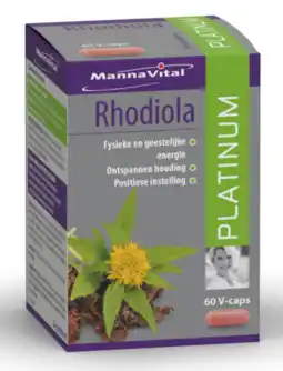 De Online Drogist Mannavital Rhodiola Platinum aanbieding