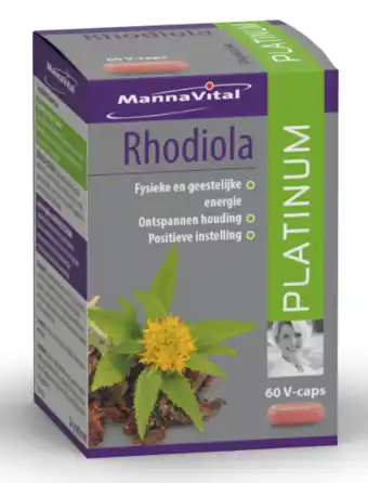 De Online Drogist Mannavital Rhodiola Platinum aanbieding
