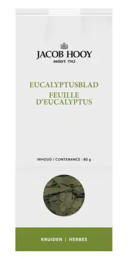 De Online Drogist Jacob Hooy Eucalyptusblad Kruiden aanbieding