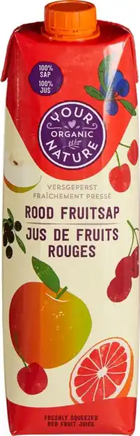 De Online Drogist Your Organic Nature Rood Fruitsap aanbieding
