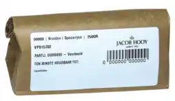 De Online Drogist Jacob Hooy Ereprijs 250gr aanbieding
