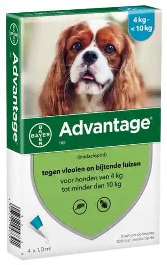 De Online Drogist Advantage Hond 100 aanbieding