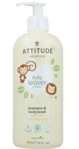 De Online Drogist Attitude Baby Leaves 2-in-1 Shampoo & Body Wash aanbieding