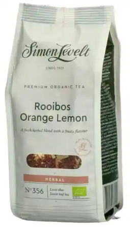 De Online Drogist Simon Levelt Rooibos Orange Lemon Losse Thee aanbieding