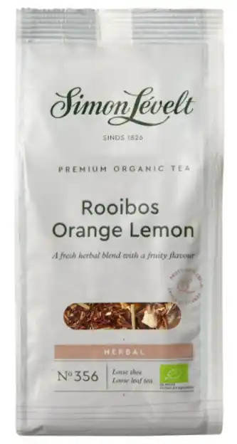 De Online Drogist Simon Levelt Rooibos Orange Lemon Losse Thee aanbieding