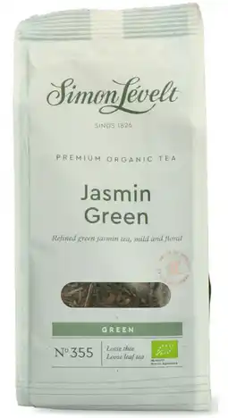 De Online Drogist Simon Levelt Jasmin Green Losse Thee aanbieding