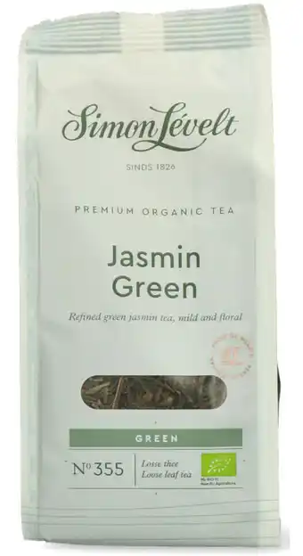 De Online Drogist Simon Levelt Jasmin Green Losse Thee aanbieding