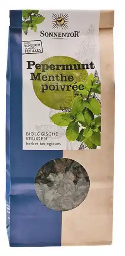 De Online Drogist Sonnentor Losse Pepermunt Thee aanbieding