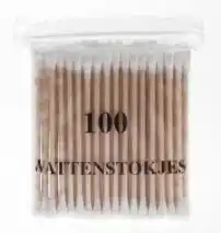 De Online Drogist Wattenstokjes Hout aanbieding
