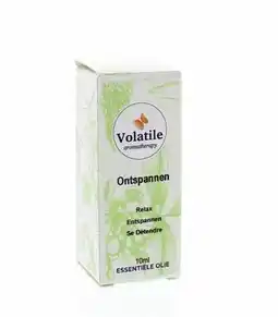 De Online Drogist Volatile Aromamengsel Ontspannen 10ml aanbieding