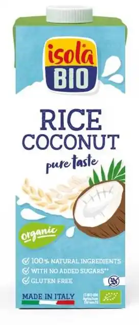 De Online Drogist Isola Bio Rijstdrank Kokos aanbieding
