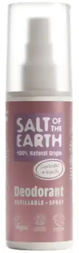 De Online Drogist Salt of the Earth Lavender + Vanilla Deodorant Refillable Spray aanbieding
