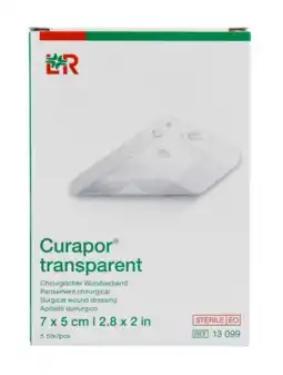 De Online Drogist Lohmann & Rauscher Curapor Transparant wondverband 7x5cm aanbieding