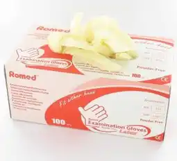 De Online Drogist Romed Latex Handschoenen Poedervrij aanbieding