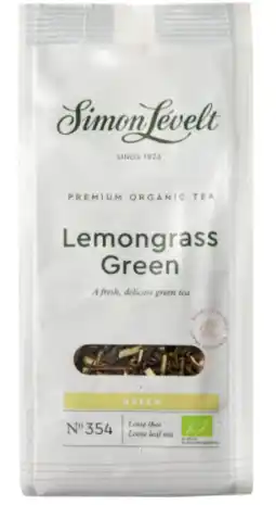 De Online Drogist Simon Levelt Lemongrass Green Losse Thee aanbieding