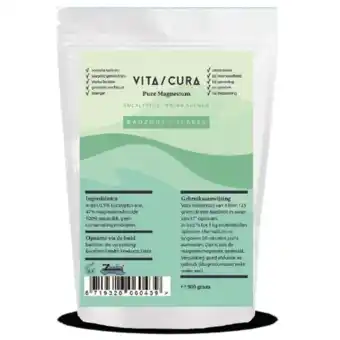 De Online Drogist Vita Cura Pure Magnesium Eucalyptus Badzout Vlokken aanbieding