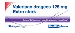 De Online Drogist Healthypharm Valeriaan 125mg Extra Sterk Dragees aanbieding