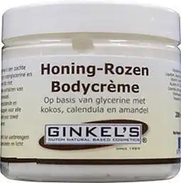 De Online Drogist Ginkel's Bodycreme Honing Rozen 200ml aanbieding