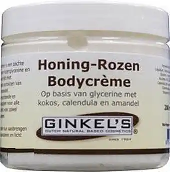 De Online Drogist Ginkel's Bodycreme Honing Rozen 200ml aanbieding