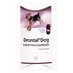 De Online Drogist Drontal Hond Ontwormtabletten 2st aanbieding