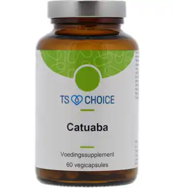 De Online Drogist TS Choice Catuaba Capsules aanbieding