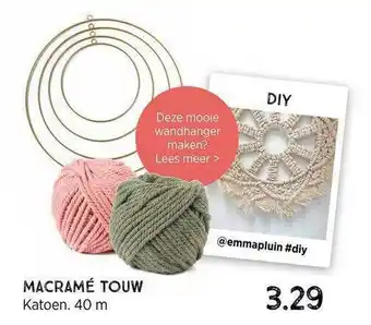 Xenos Macramé Touw aanbieding