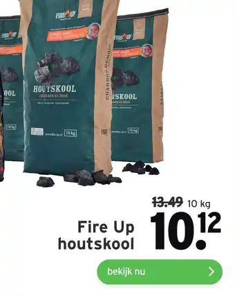 GAMMA Fire Up houtskool aanbieding