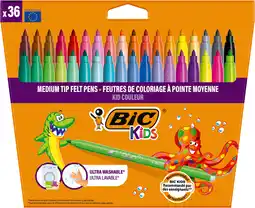 Amazon BIC Kids Kid Couleur stiften - Assortiment van kleuren - Pak van 36 stuks aanbieding