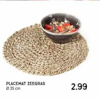 Xenos Placemat Zeegras Ø 35 Cm aanbieding