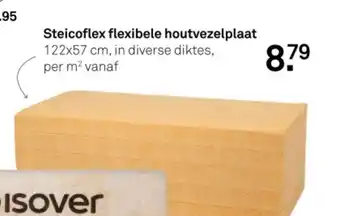 Karwei Steicoflex flexibele houtvezelplaat aanbieding