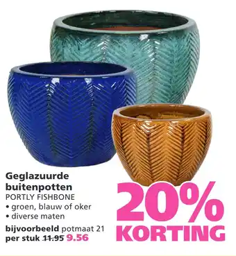 Ranzijn Geglazuurde buitenpotten aanbieding