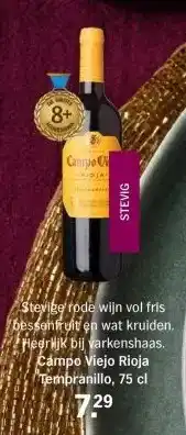 Albert Heijn Campo Viejo Rioja Tempranillo aanbieding