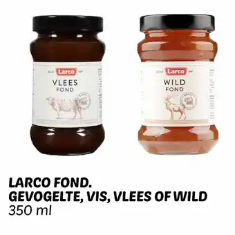 Dekamarkt Larco Fond. Gevogelte, Vis, Vlees of Wild aanbieding