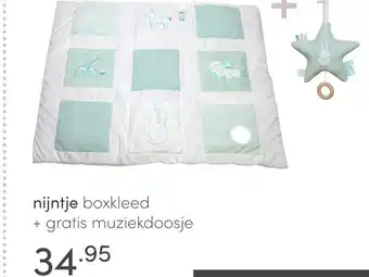 Baby & Tiener nijntje boxkleed gratis muziekdoosje aanbieding