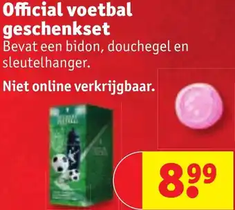 Kruidvat Official voetbal geschenkset aanbieding