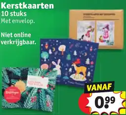 Kruidvat Kerstkaarten aanbieding