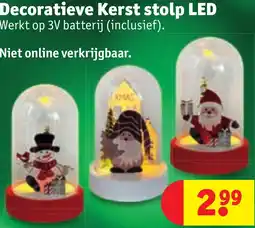 Kruidvat Decoratieve Kerst stolp LED aanbieding