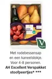 Albert Heijn AH Excellent Verspakket stoofpeertjes aanbieding