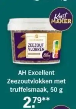 Albert Heijn AH Excellent Zeezoutvlokken met truffelsmaak aanbieding