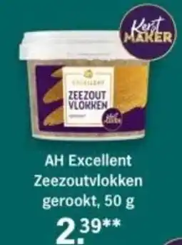 Albert Heijn AH Excellent Zeezoutvlokken gerookt aanbieding