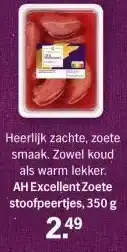 Albert Heijn AH Excellent Zoete stoofpeertjes aanbieding