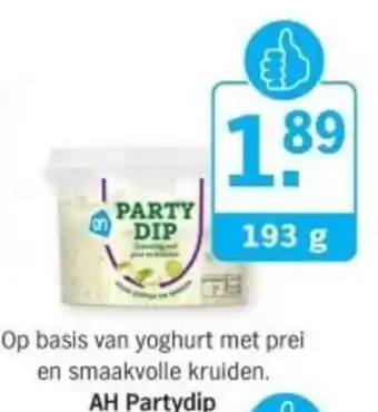 Albert Heijn AH Partydip aanbieding